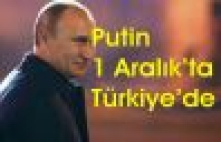 Putin 1 Aralık’ta Türkiye’de