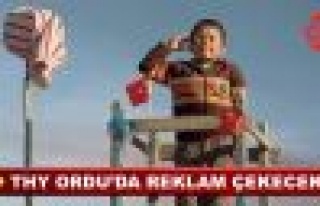 THY ORDU GİRESUN HAVALİMANINDA REKLAM ÇEKECEK