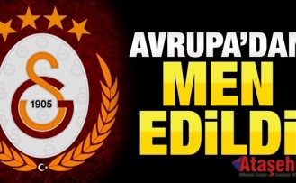 Galatasaray Avrupa'dan 1 yıl men edildi