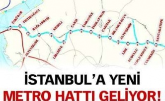 İstanbul Anadolu Yakası'na yeni metro hattı