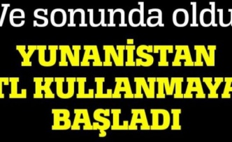 Yunanistan TL Kullanmaya Başladı!