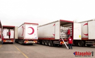 KIZILAY’DAN UKRAYNA’YA ÇADIR VE BATTANİYE YARDIMI