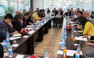 CHP 1 Bölge Milletvekili Adayları, İlçe başkanları, SKM yöneticileriyle  buluştu