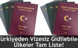 Türkiye'ye Vize Uygulamayan Ülkeler Hangileri?