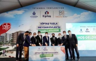 “KİPTAŞ Tuzla Meydan Evleri”nin temeli törenle atıldı