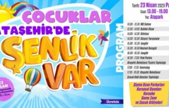 ATAŞEHİR’DE ÇOCUKLAR İÇİN 23 NİSAN’A ÖZEL ETKİNLİKLER