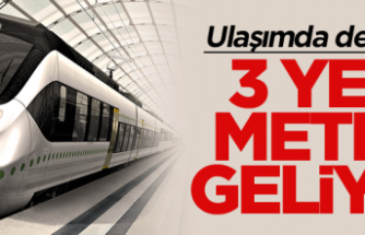 İstanbul'a 3 yeni metro hattı geliyor