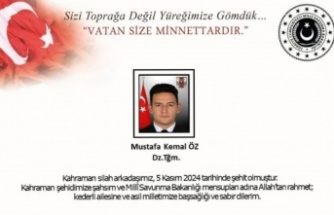 Deniz Teğmen Mustafa Kemal Öz, Eğitim Kazasında Şehit Oldu
