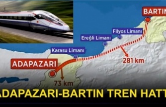 Adapazarı-Bartın tren hattıyla ilgili projenin detayları