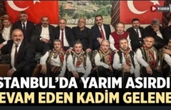 Yaren ateşi İstanbul'da  yakıldı