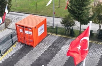 ATAŞEHİR'DE AFETLERE KARŞI 4. KONTEYNER, FERHATPAŞA MAHALLESİ’NE YERLEŞTİRİLDİ