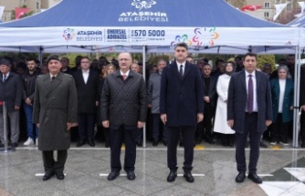 ÇANAKKALE ZAFERİ VE ŞEHİTLERİ ATAŞEHİRDE TÖRENLE ANILDI