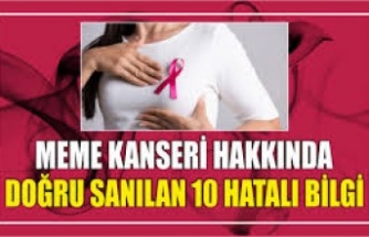 MEME KANSERİ HAKKINDA DOĞRU SANILAN 10 HATALI BİLGİ! 
