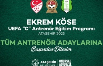 Ataşehir’de Ekrem Köse UEFA C Antrenör Kursu