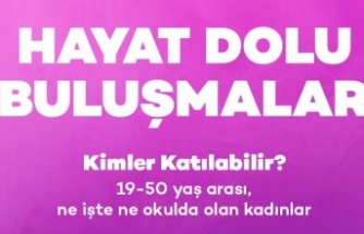 KADINLARA YÖNELİK “HAYAT DOLU BULUŞMALAR” BAŞLIYOR