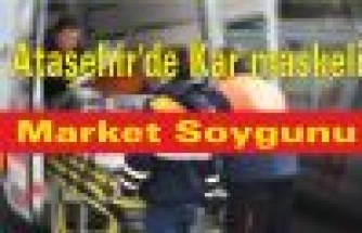 Ataşehir'de Kar maskeli Market Soygunu