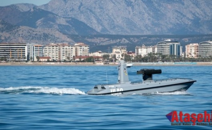 Türkiye'nin ilk silahlı deniz aracı ULAQ suya indirildi