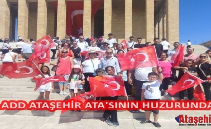 ADD Ataşehir Şubesi Zafer’in 101.Yılında Atatürk’ün huzurunda