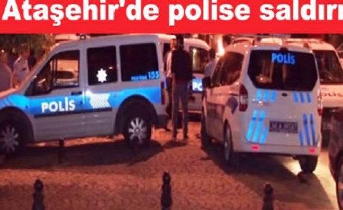 Ataşehir'de polise silahlı saldırı