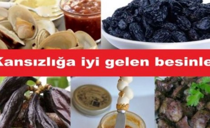 Kansızlığa iyi gelen besinler