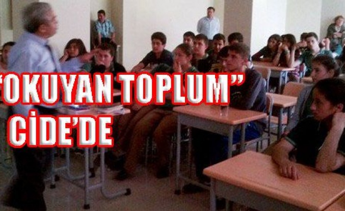 OKUYAN TOPLUM  PROJESİ CİDE’DEYDİ