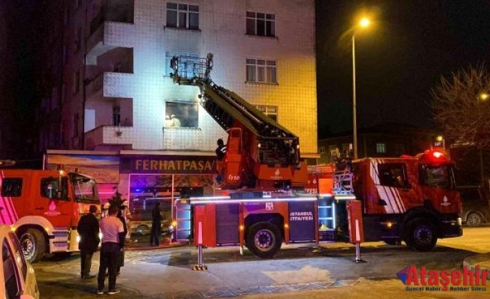 Ataşehir'de Korkutan yangın
