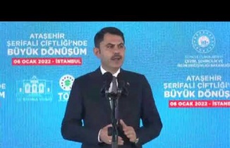 Ataşehir, Şerifali, İmar İskan Blokları, Temel Atma Töreni, Murat Kurum'un Konuşması