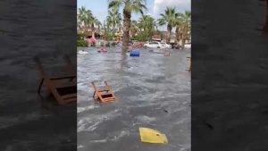 İzmir Seferihisar Deprem Tsunami Görüntüsü 24