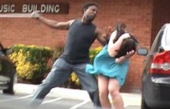 Stupid guy hits girlfriend! 2011-2012