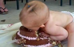First Birthday Cake - Funny Baby 2011-2012